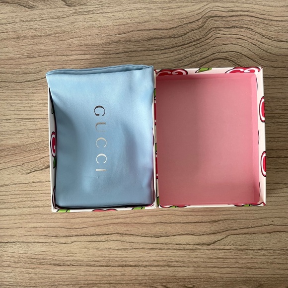 Authentic Gucci gift box and dust bag - apple print Chinese valentines packaging - Picture 2 of 8